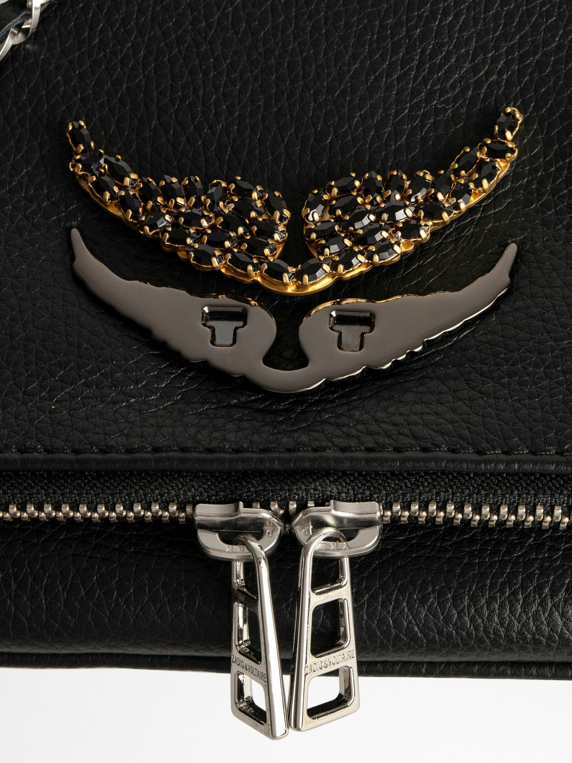 Charm Swing Your Wings Strass - Charm ailes à clipser sur un sac Swing your Wings, conçu pour personnaliser exclusivement cette gamme de sacs.